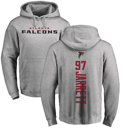 Atlanta Falcons Men Ash Grady Jarrett Backer NFL Football 97 Pullover Hoodie Sweatshirts